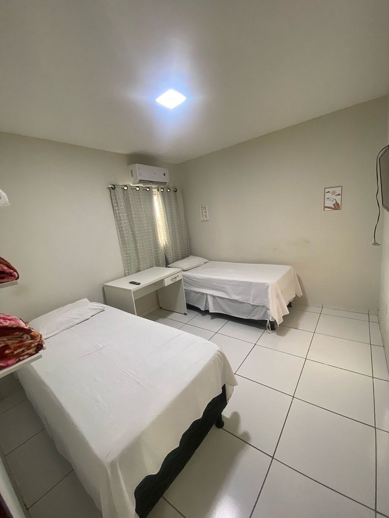 flat com 2 quartos e cozinha