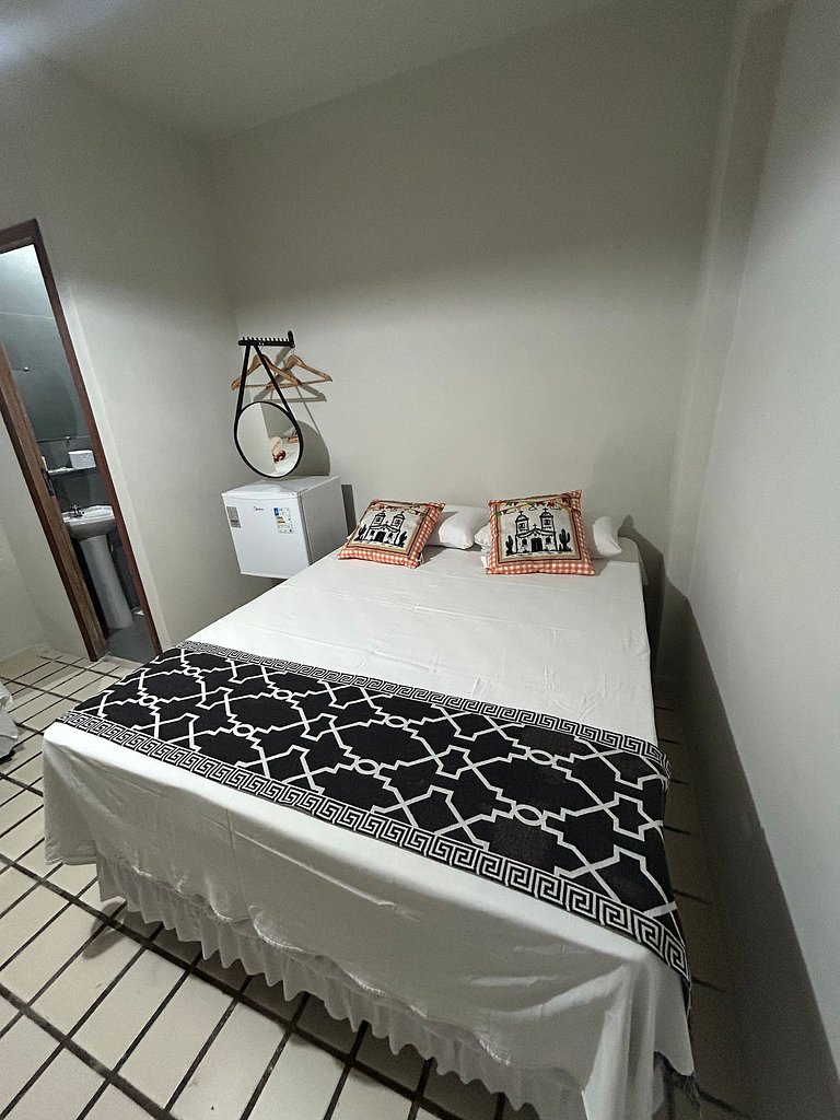 Quarto duploconfortavel com excelente localização