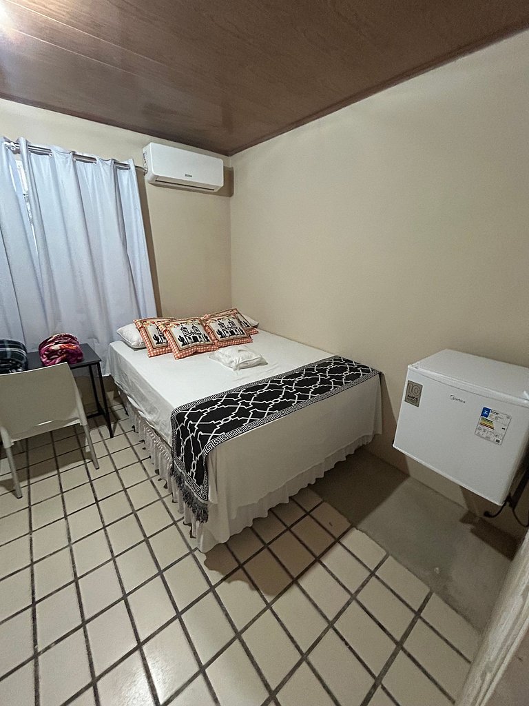 Flat Confortável para 3 Pessoas — Fácil Acesso e Ambiente Se