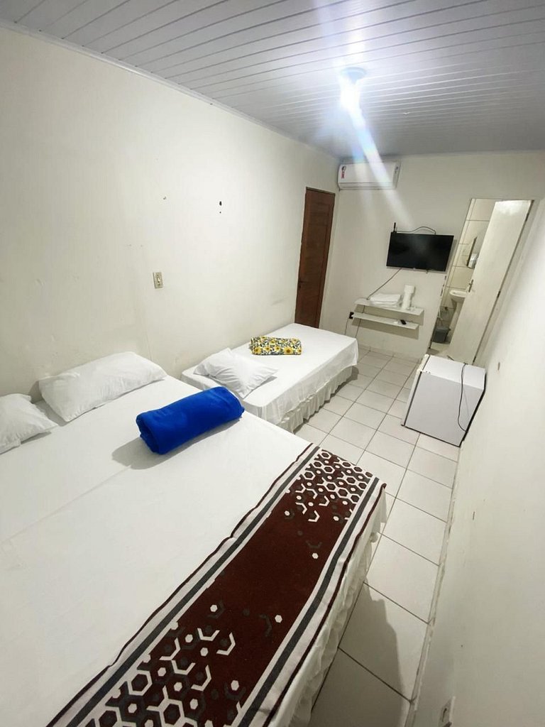 Hospedagem confortável em ótima localização
