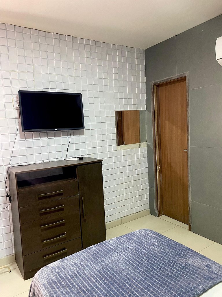 Quarto Espaçoso com 5 Camas - Pousada Mandacaru