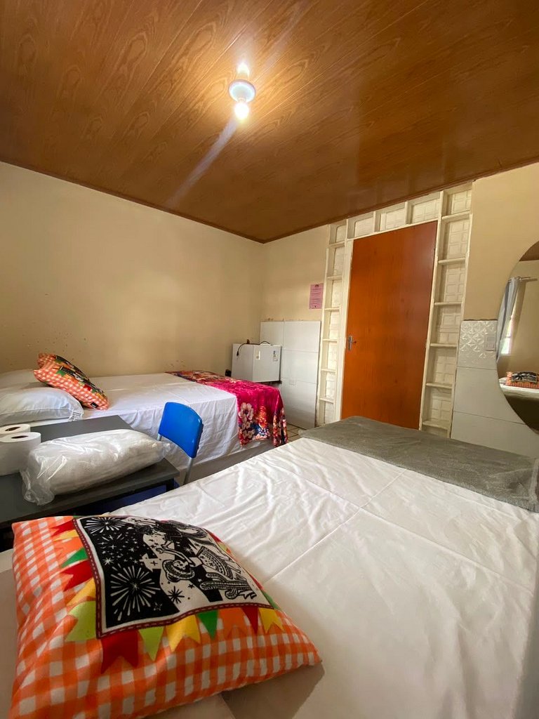 Flat Confortável para 3 Pessoas — Fácil Acesso e Ambiente Se