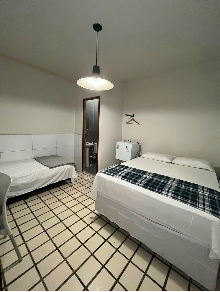Quarto Econômico e Confortável